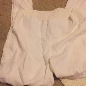 Brand new white maternity pants